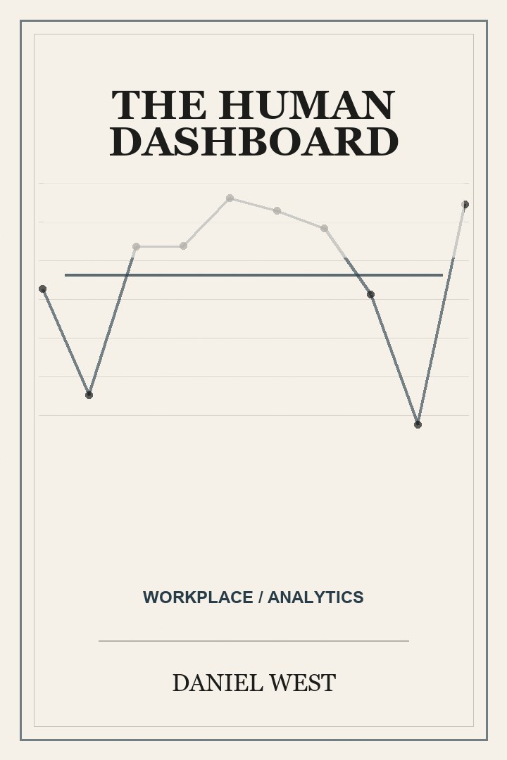 Book cover for The Human Dashboard by Daniel West