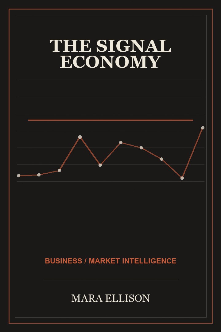 Book cover for The Signal Economy by Mara Ellison